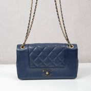 Chanel Mademoiselle Crossbod Bag Navy Blue