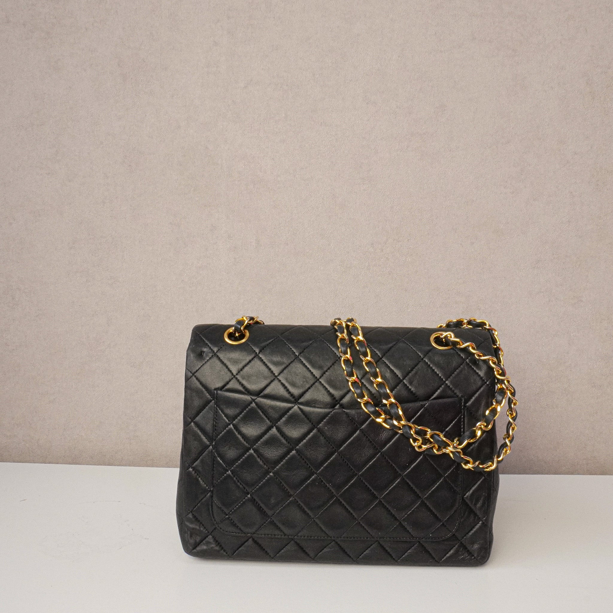 Chanel Timeless Classic W Flapbag Medium Square 1989-1991