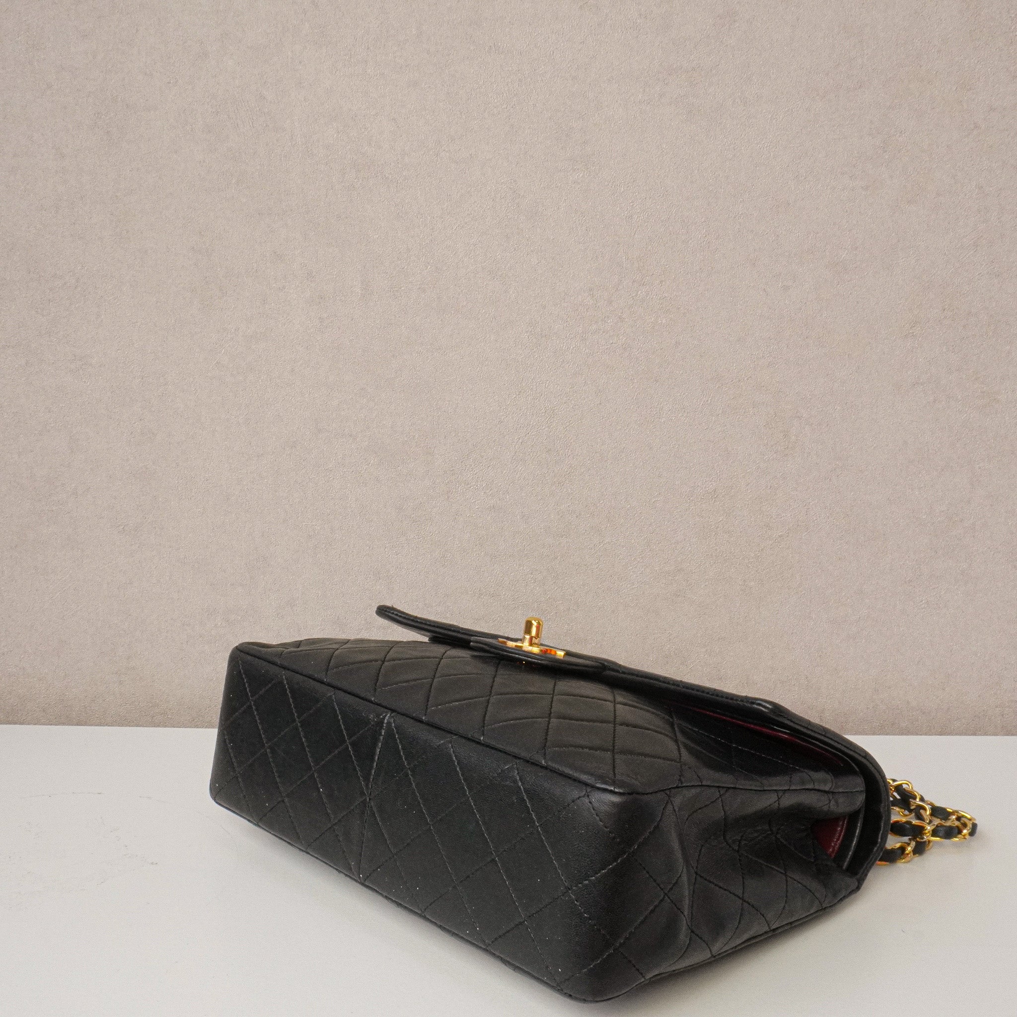 Chanel Timeless Classic W Flapbag Medium Square 1989-1991