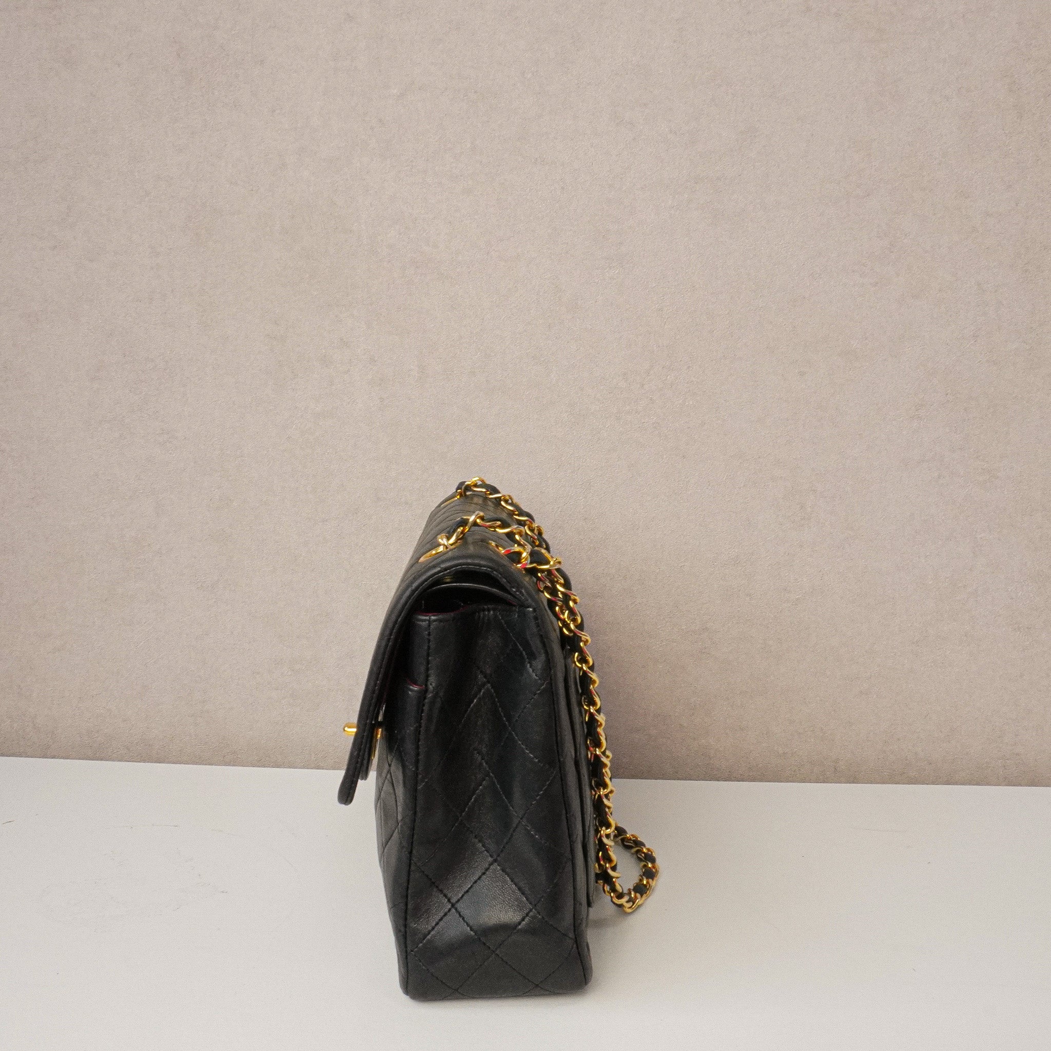 Chanel Timeless Classic W Flapbag Medium Square 1989-1991