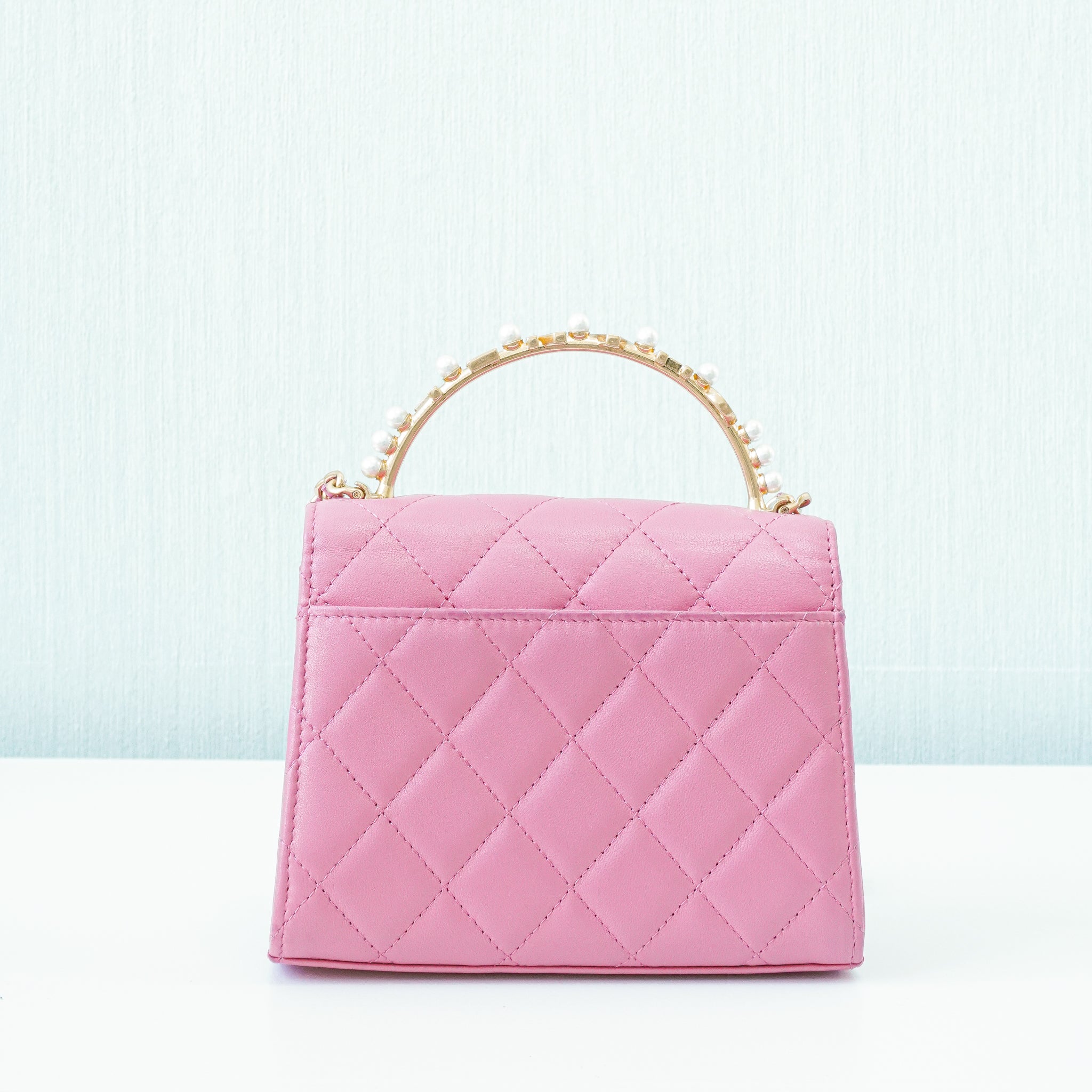 Chanel Trendy Mini Pearl Logo Handle