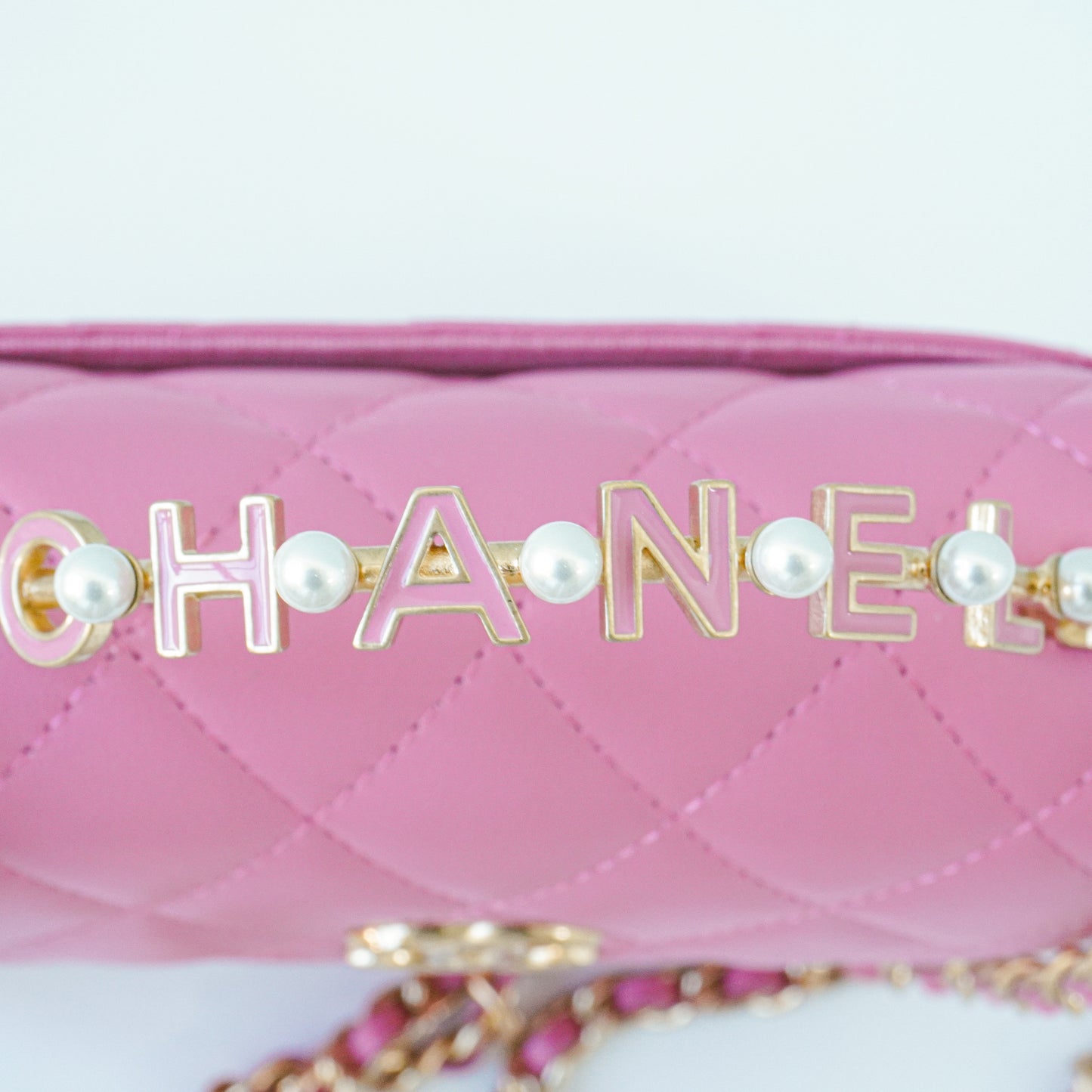 Chanel Trendy Mini Pearl Logo Handle