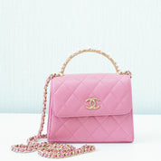 Chanel Trendy Mini Pearl Logo Handle