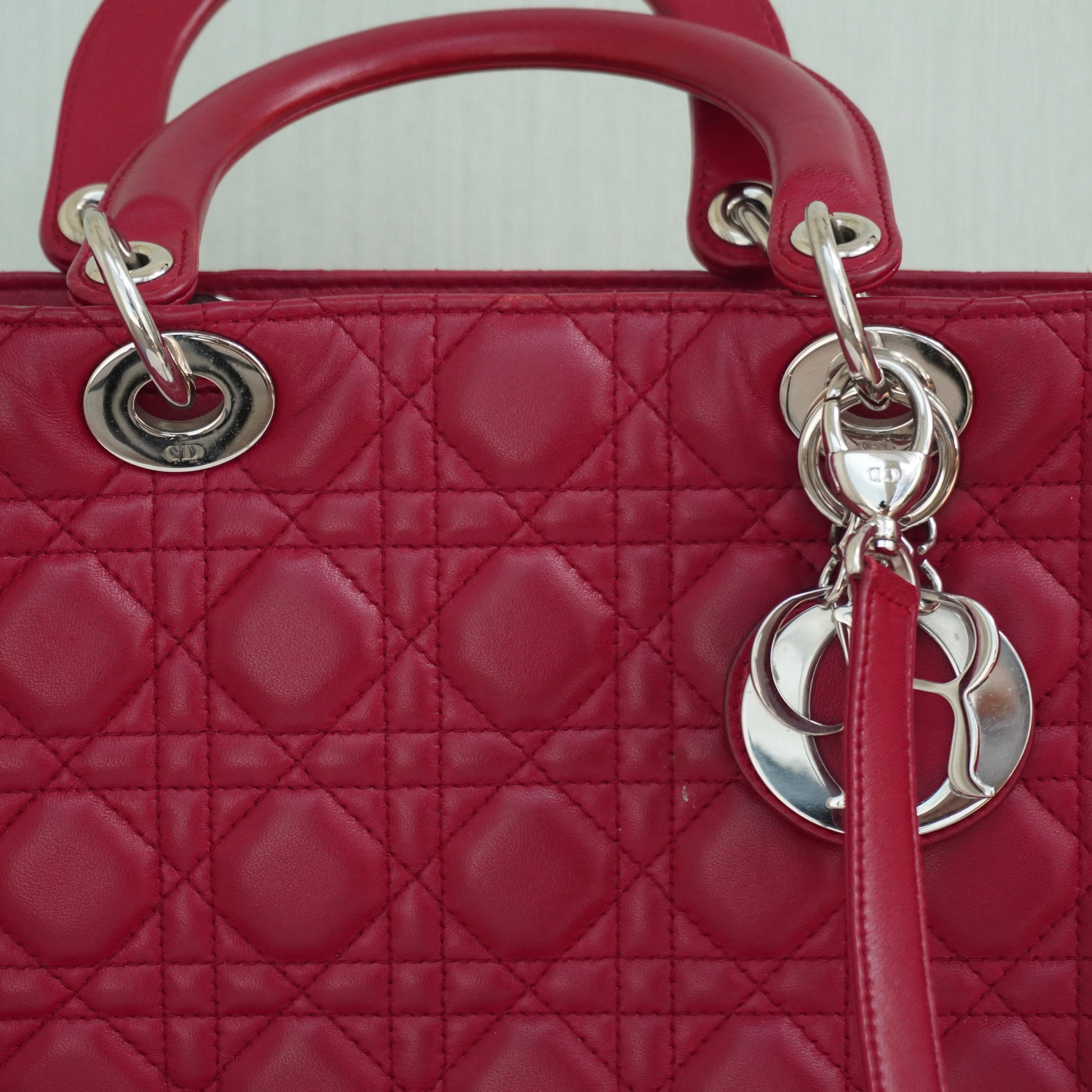 Christian Dior Lady Dior Large Cannage Lambskin