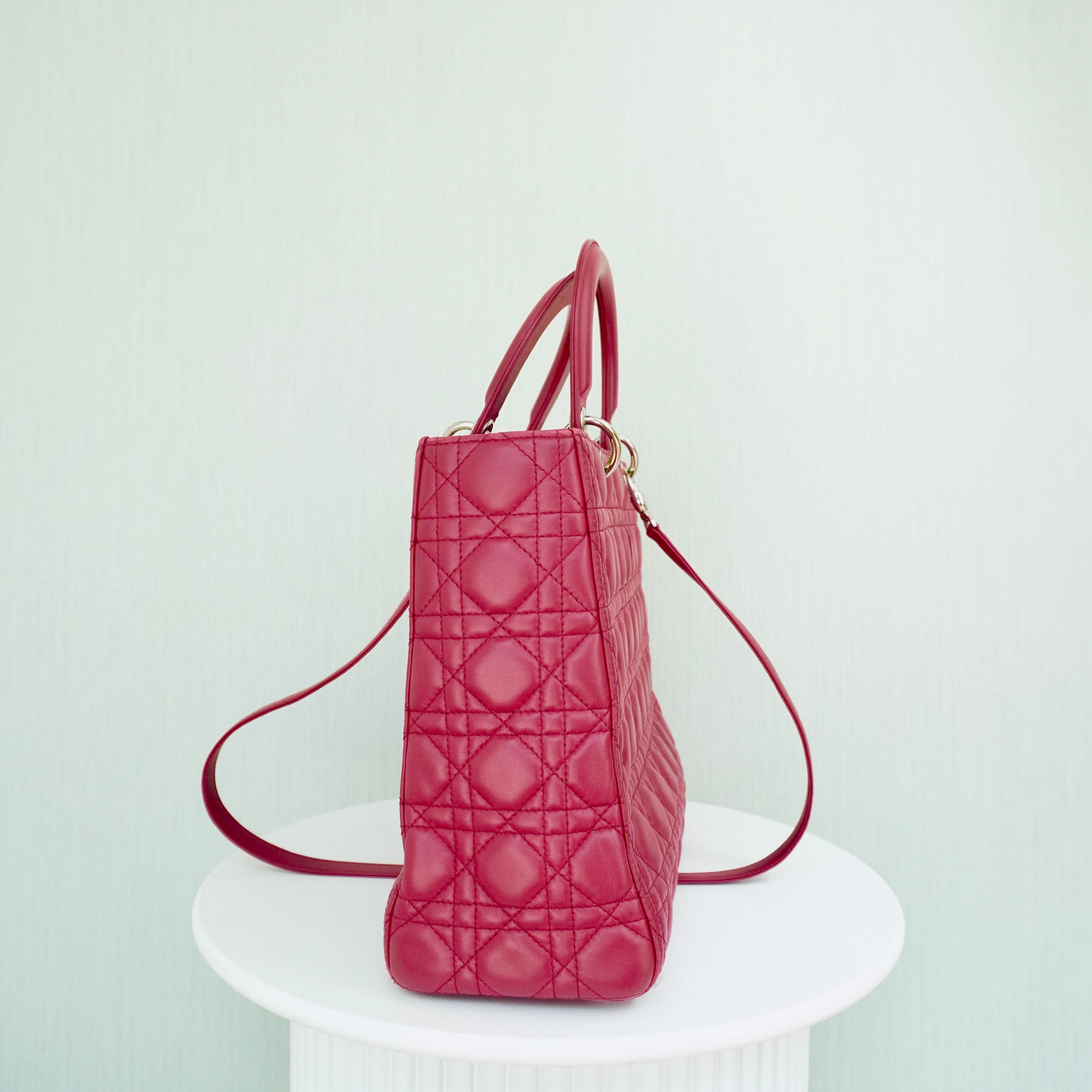Christian Dior Lady Dior Large Cannage Lambskin