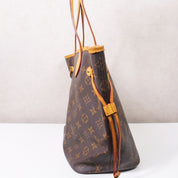 Louis Vuitton Neverfull Monogram MM - beige interieur