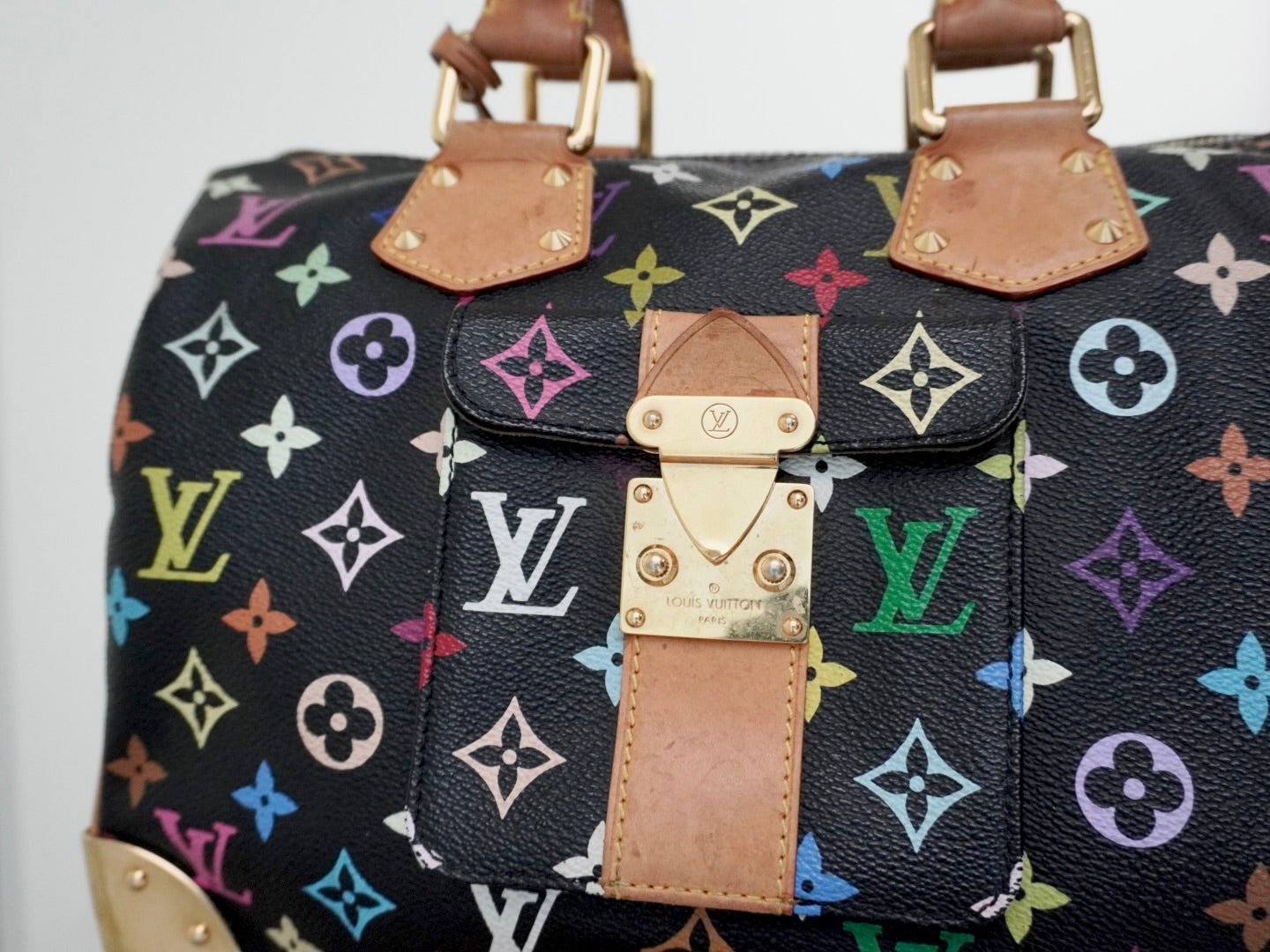 Louis Vuitton Speedy 30 Multicolor Noir
