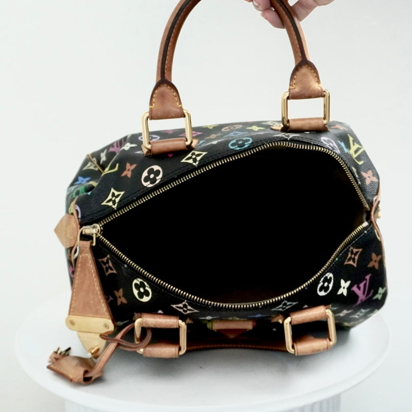 Louis Vuitton Speedy 30 Multicolor Noir