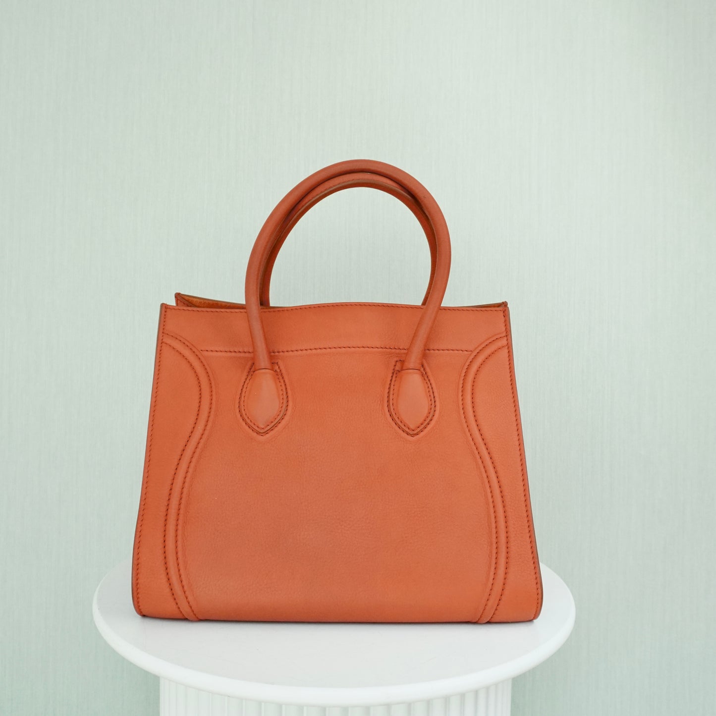 Céline Luggage Phantom Tote Bag Oranje