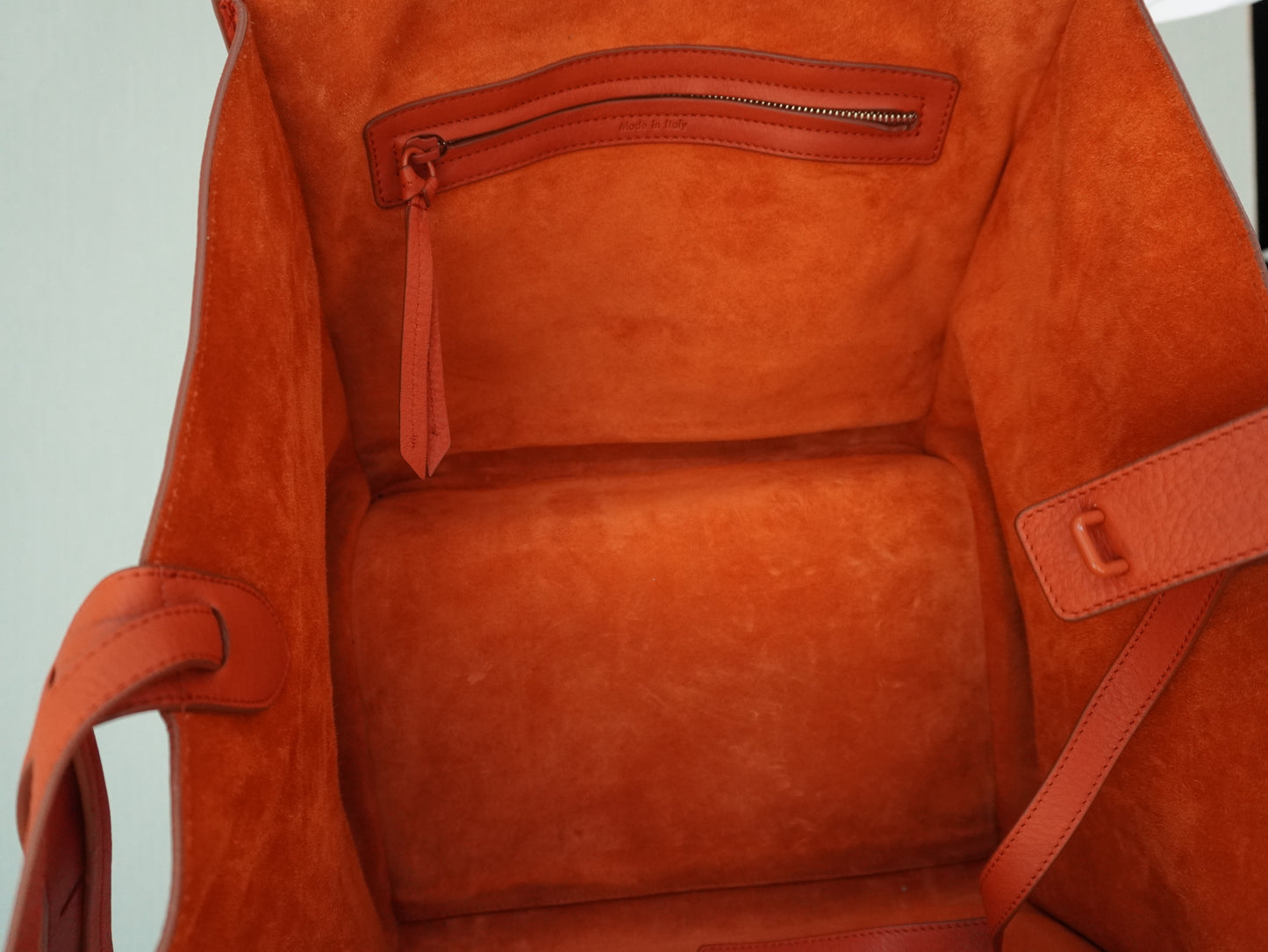 Céline Luggage Phantom Tote Bag Oranje