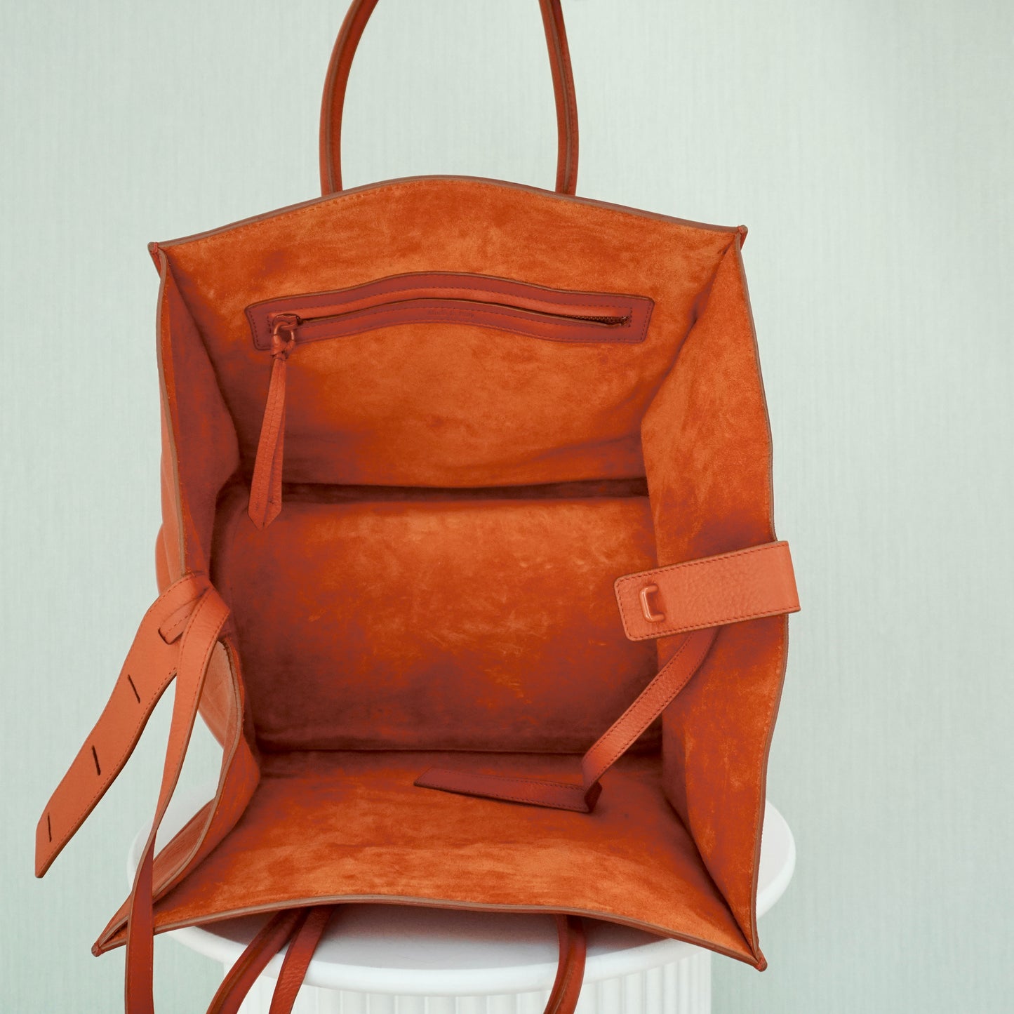 Céline Luggage Phantom Tote Bag Oranje
