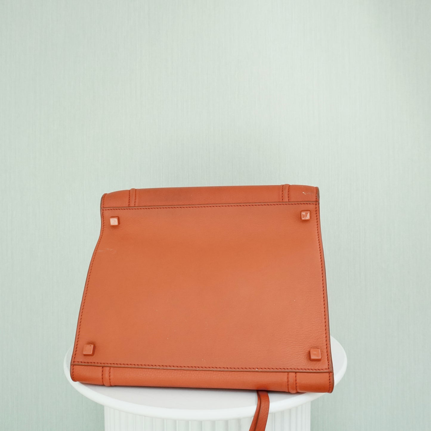 Céline Luggage Phantom Tote Bag Oranje
