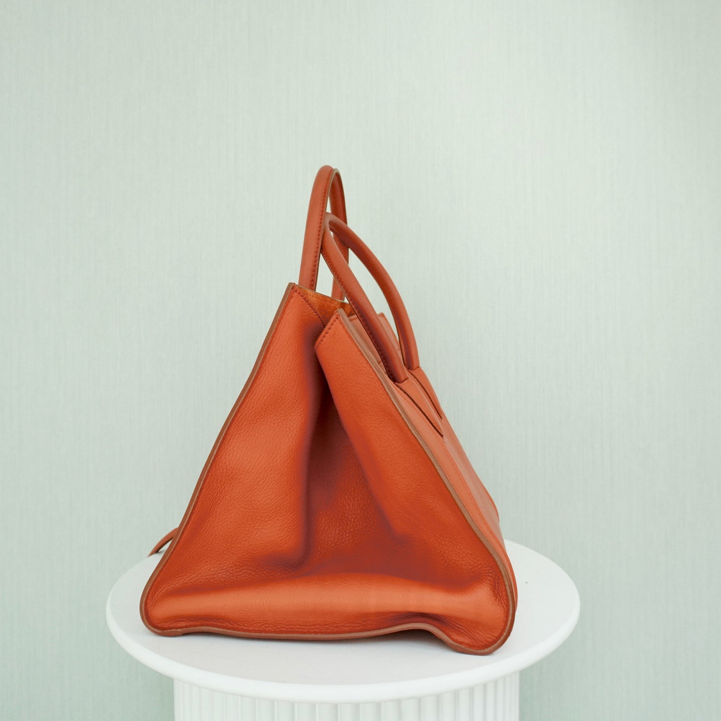 Céline Luggage Phantom Tote Bag Oranje