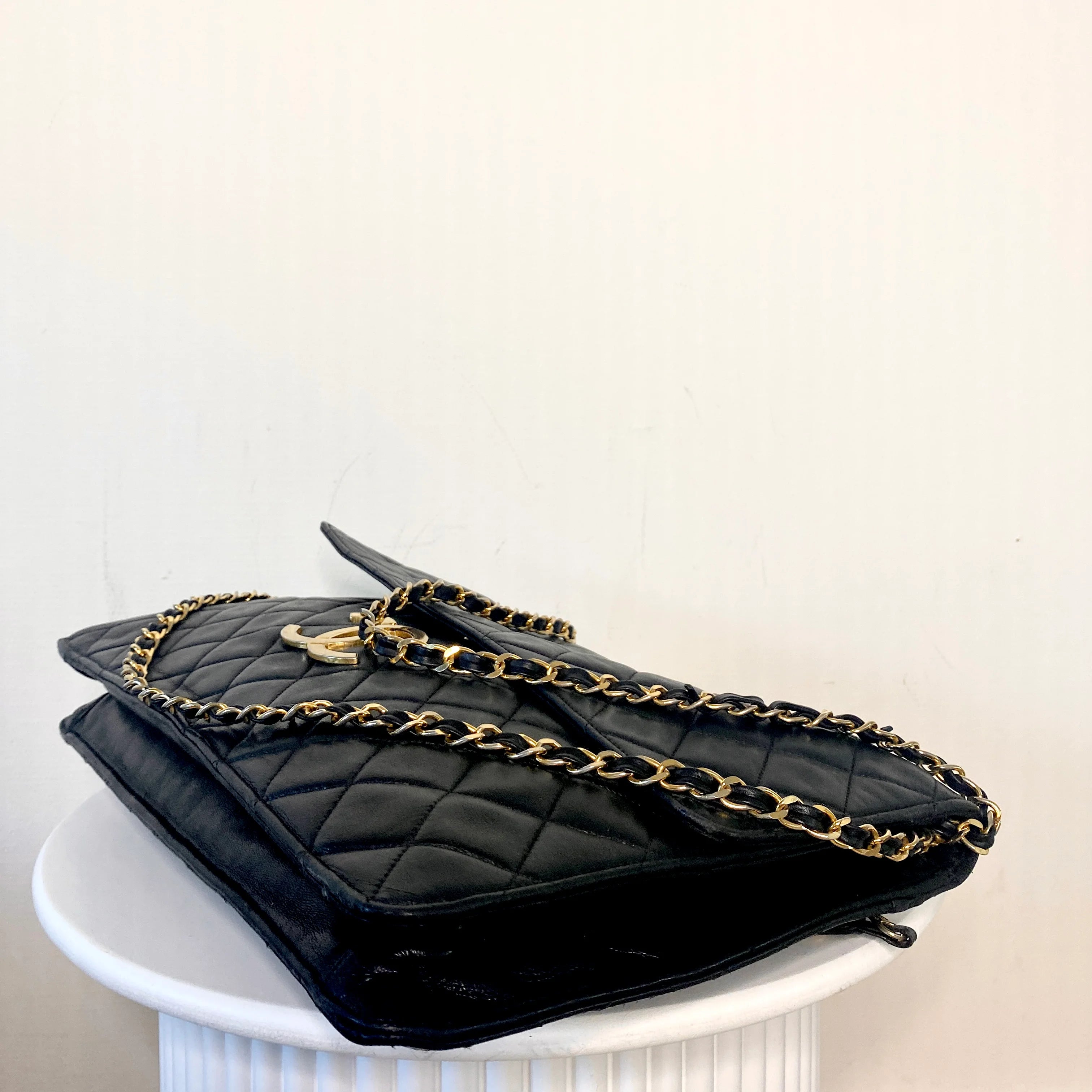 Chanel XXL Flapbag GHW laptop bag
