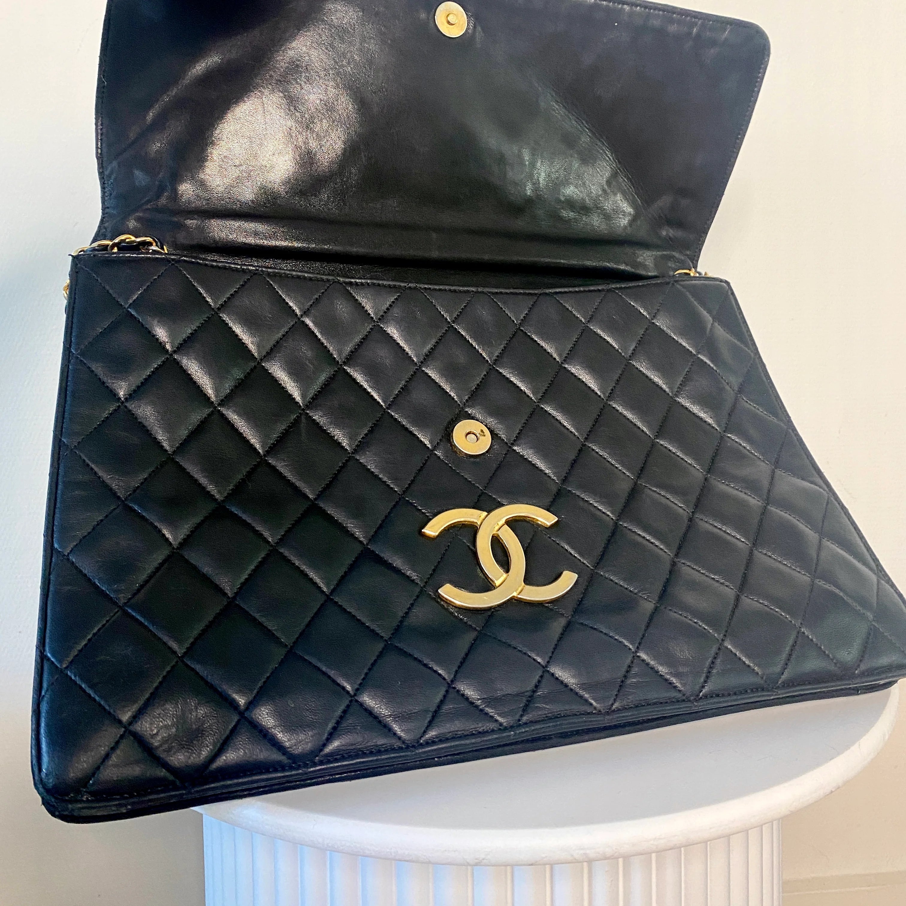Chanel XXL Flapbag GHW laptop bag