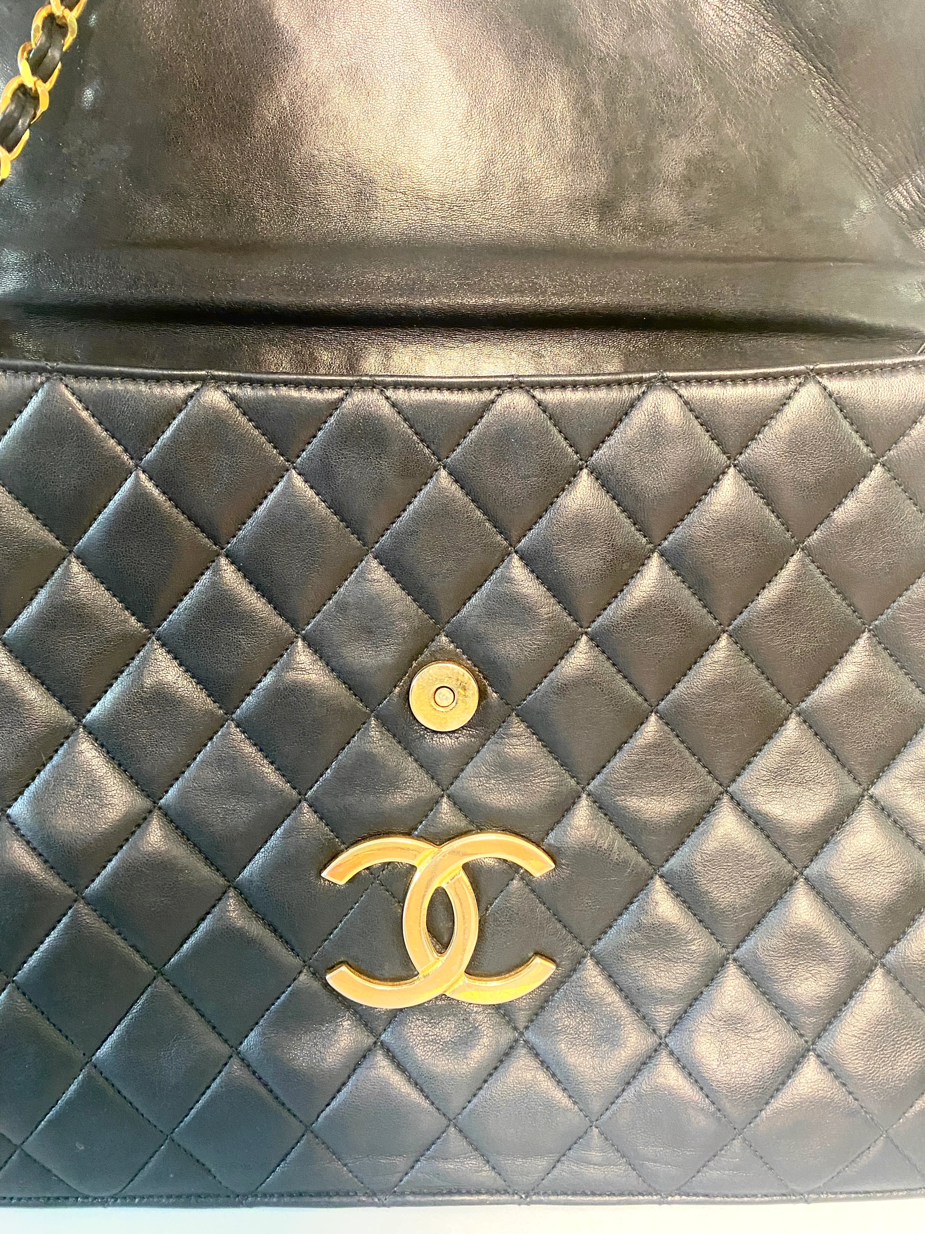 Chanel XXL Flapbag GHW laptop bag