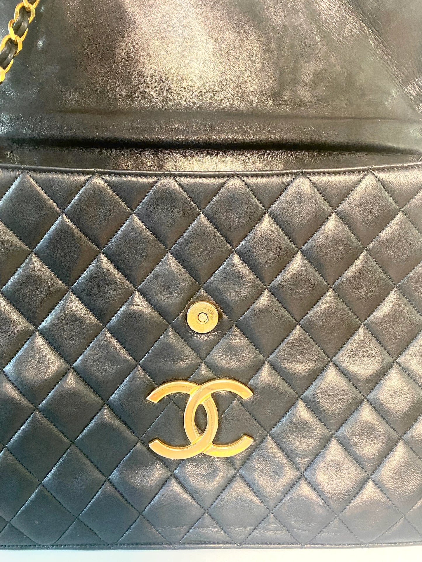 Chanel XXL Flapbag GHW laptop bag