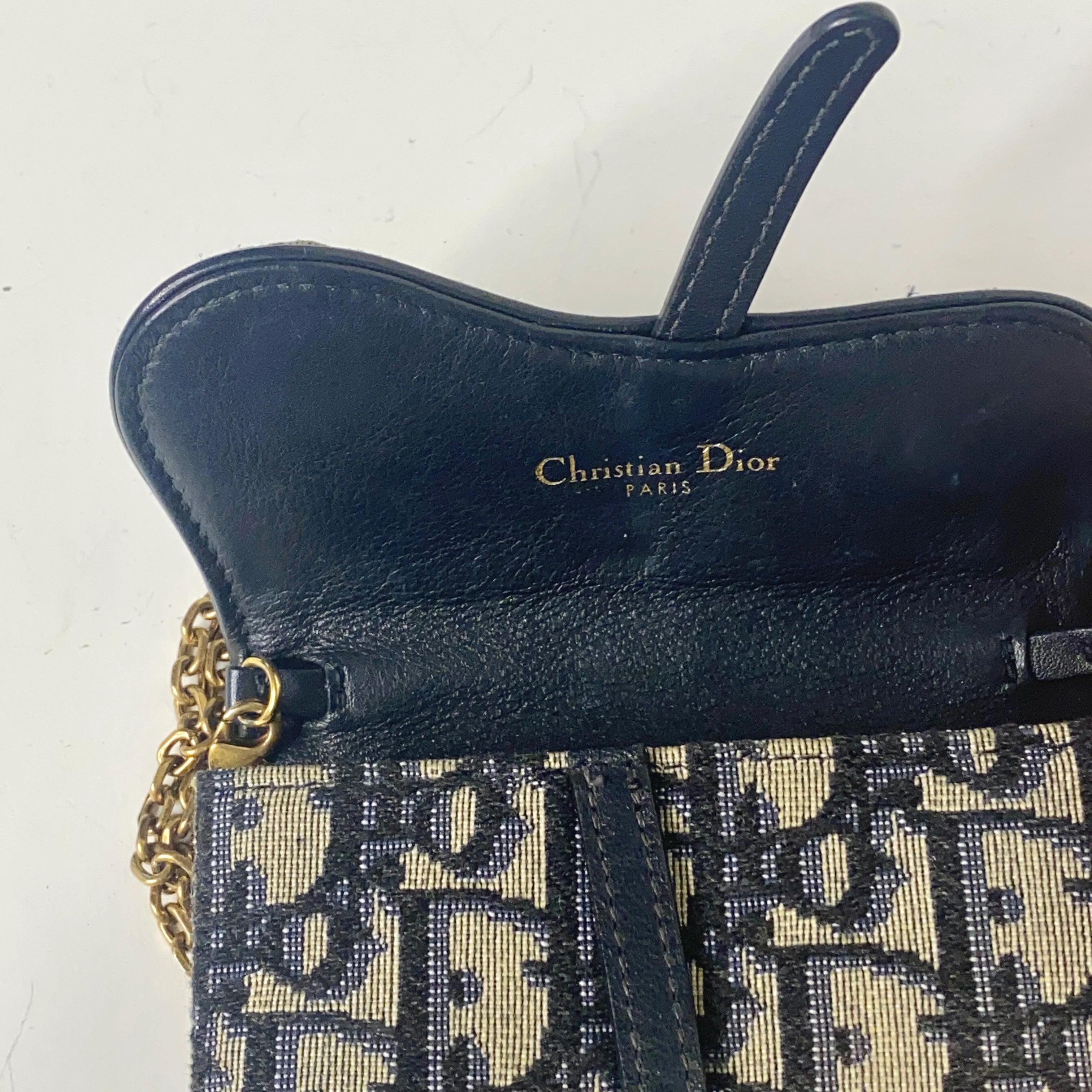 Christian Dior Oblique Nano Saddle Bag