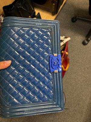 Chanel Boy Bag Blue