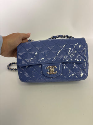Chanel Mini Rectangular violet blue/purple