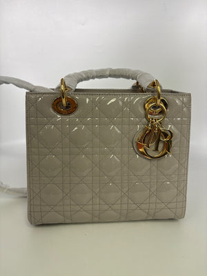 Dior Lady Dior Medium Grey