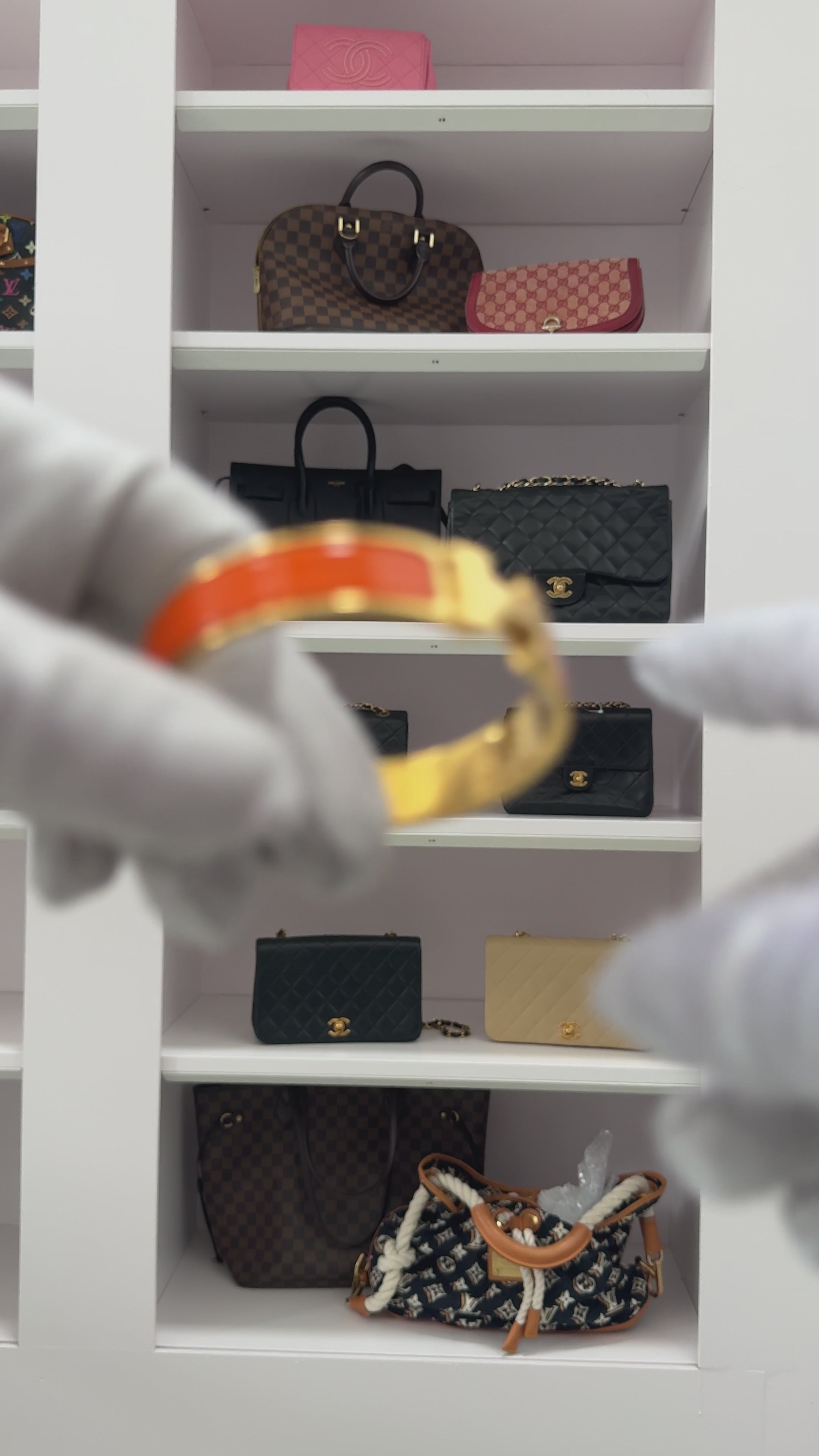 Hermès Clic Clac Oranje (maat 16)