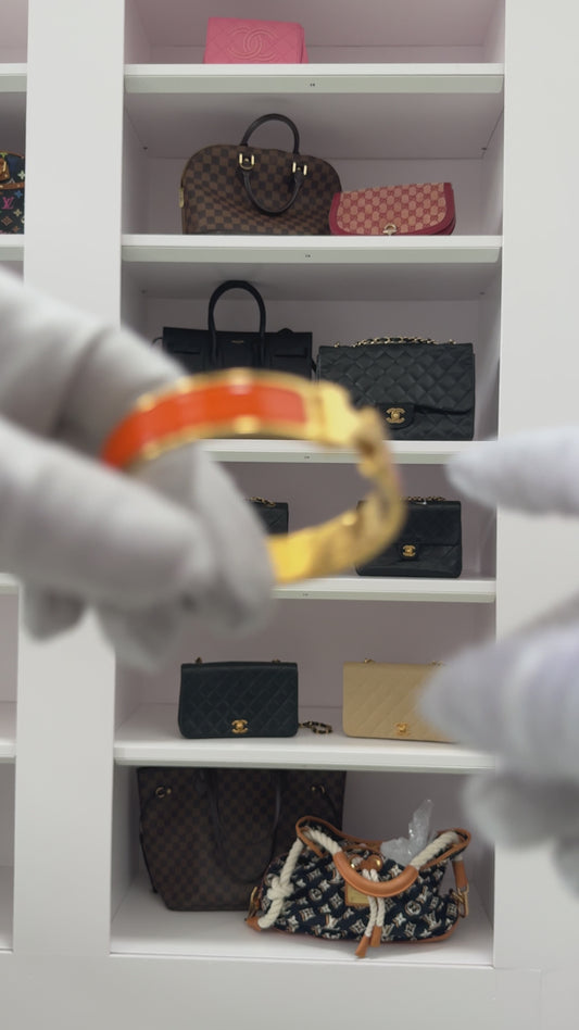 Hermès Clic Clac Oranje (maat 16)